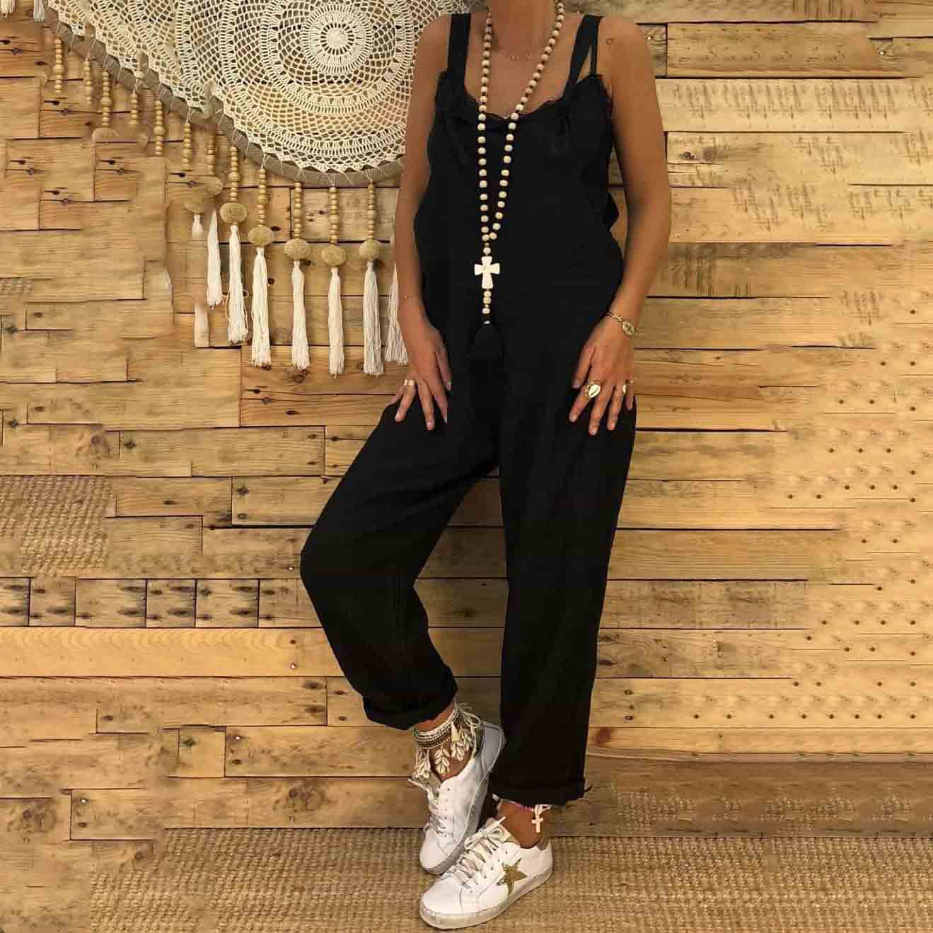 Women's Fashion Loose Casual Jumpsuit