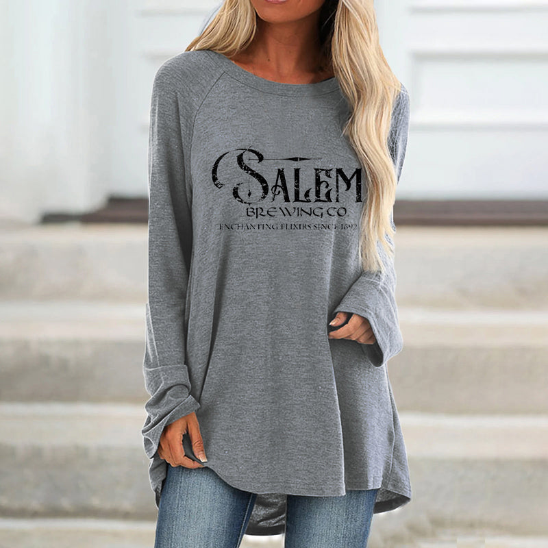 Salem Brewing Co. Enchanting Elixirs Since 1692 Printed Women's T-shirt