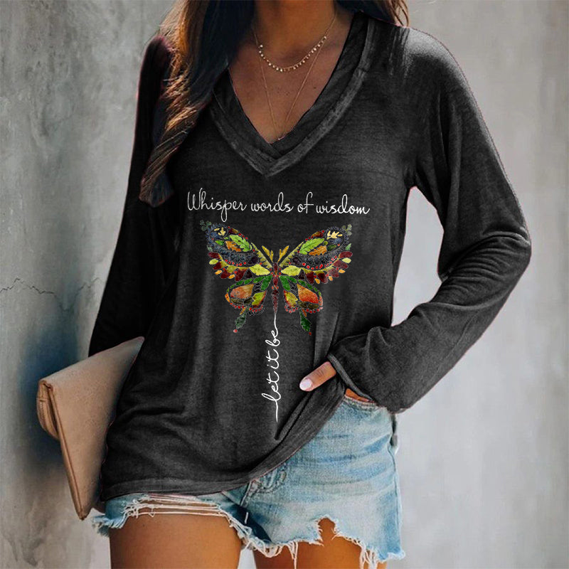 Whisper Words Of Wisdom Printed Women's T-shirt