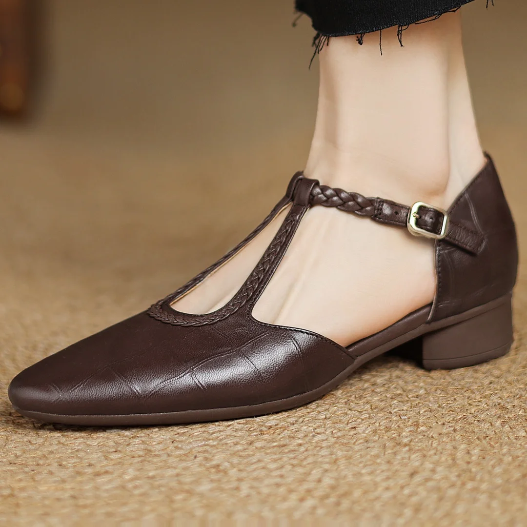 Sarah™ - Kepa Leather Mary Janes