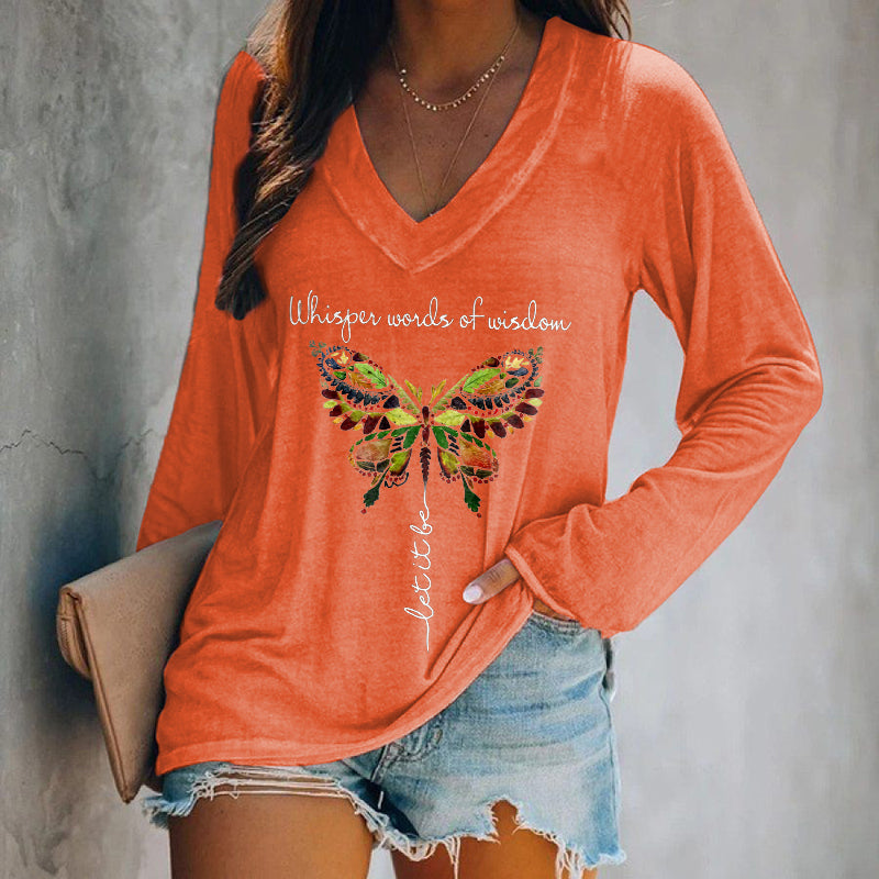 Whisper Words Of Wisdom Printed Women's T-shirt