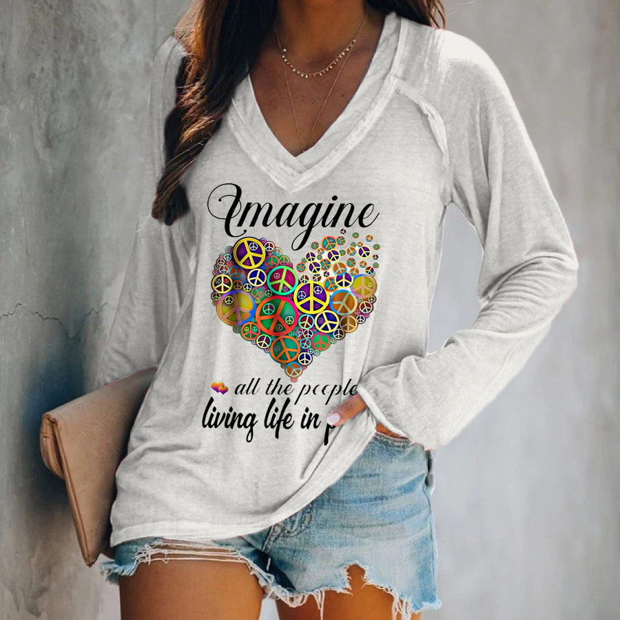 All The People Living Life In Peace Blouse