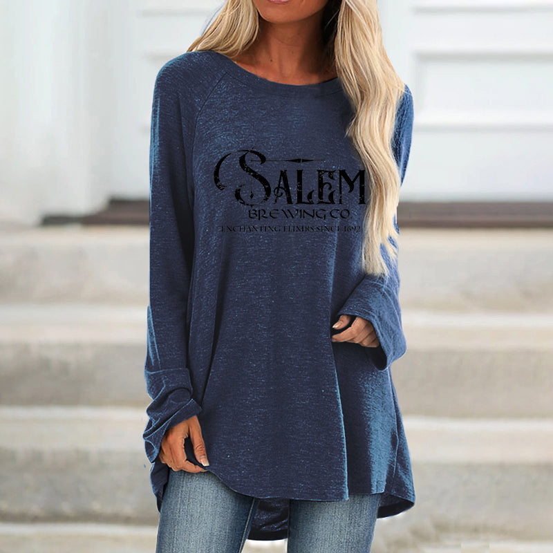 Salem Brewing Co. Enchanting Elixirs Since 1692 Printed Women's T-shirt