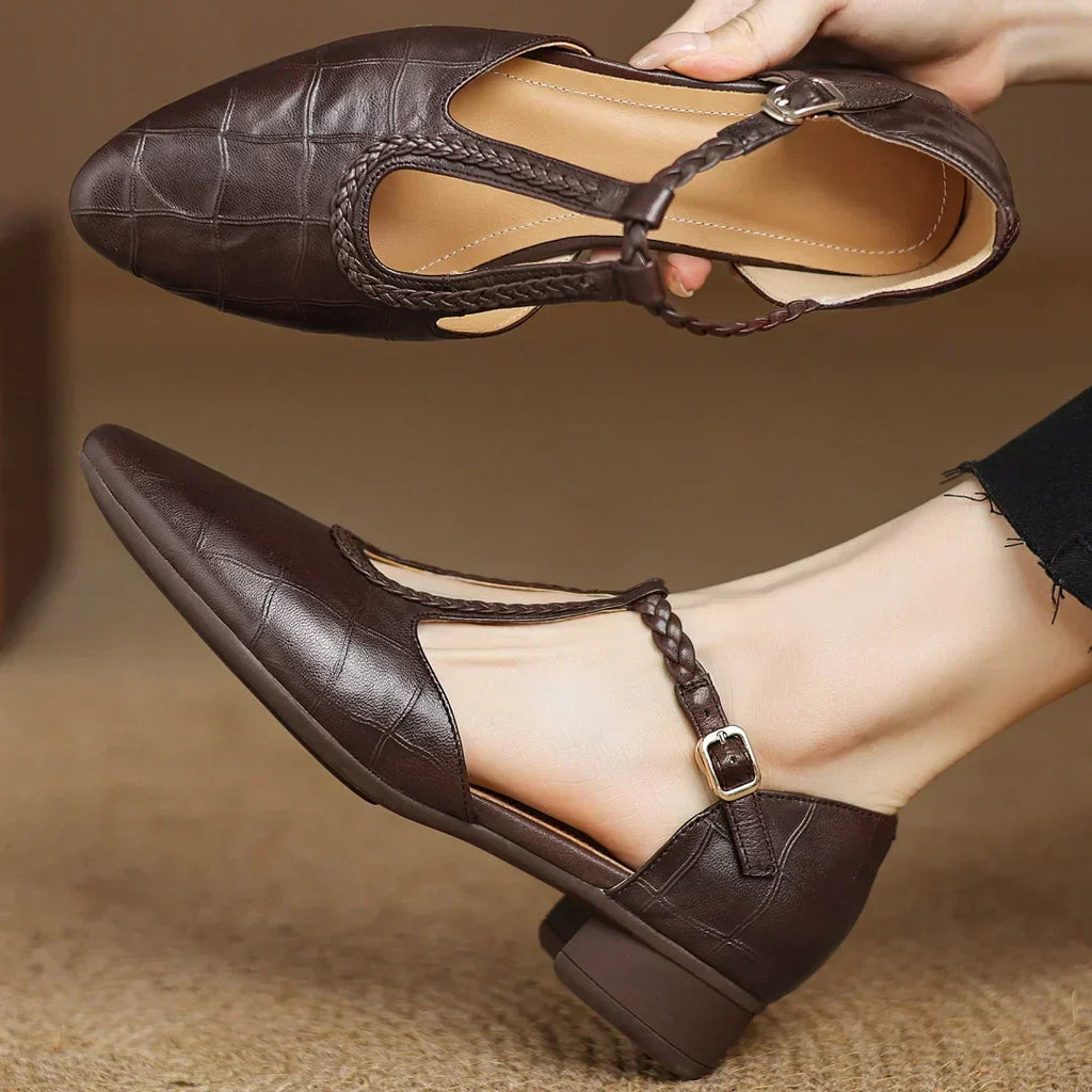 Sarah™ - Kepa Leather Mary Janes