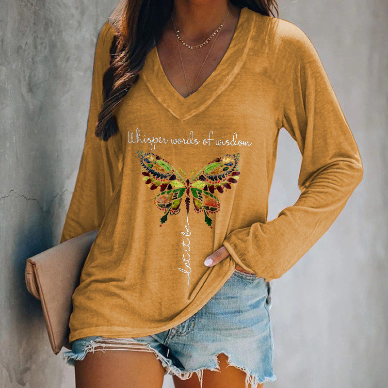 Whisper Words Of Wisdom Printed Women's T-shirt