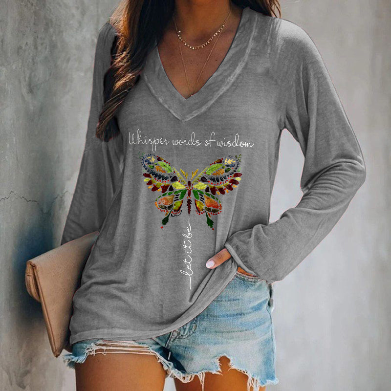 Whisper Words Of Wisdom Printed Women's T-shirt