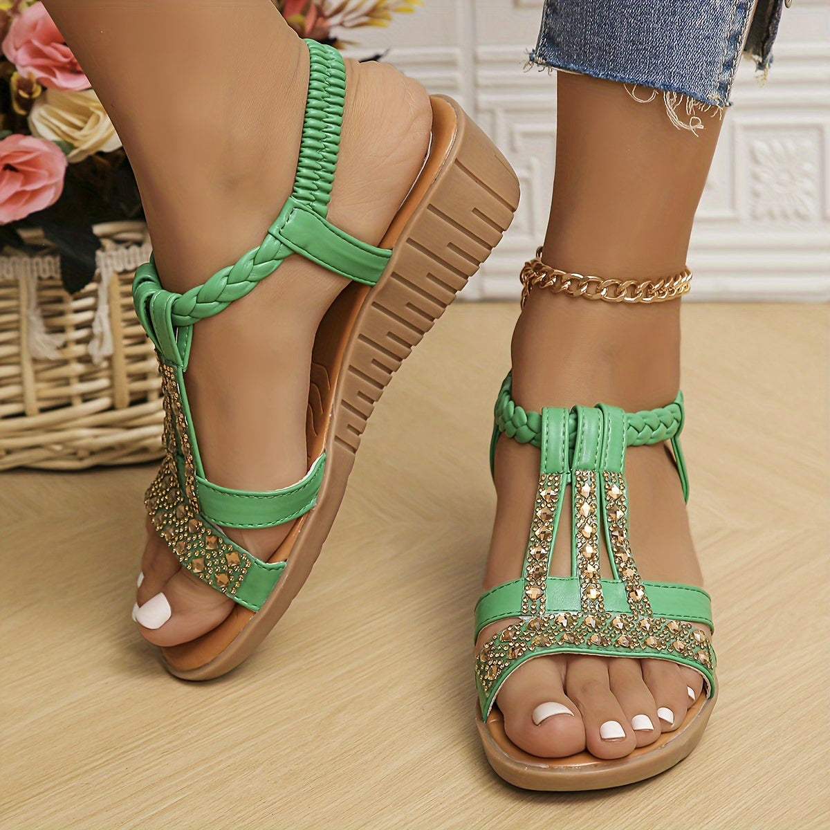 Trudy™ | Orthopedic Ibiza-style wedge sandals