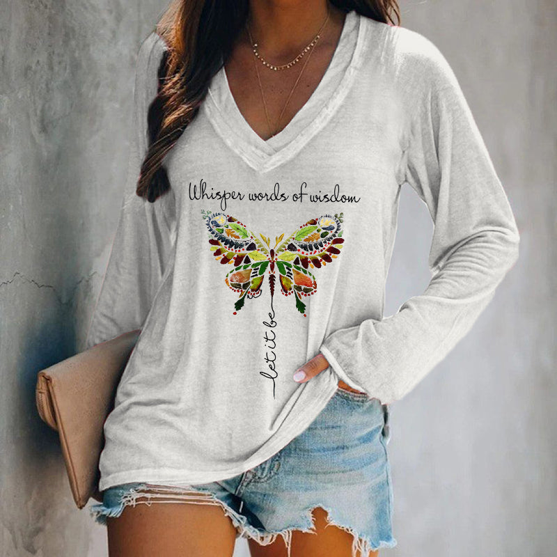 Whisper Words Of Wisdom Printed Women's T-shirt