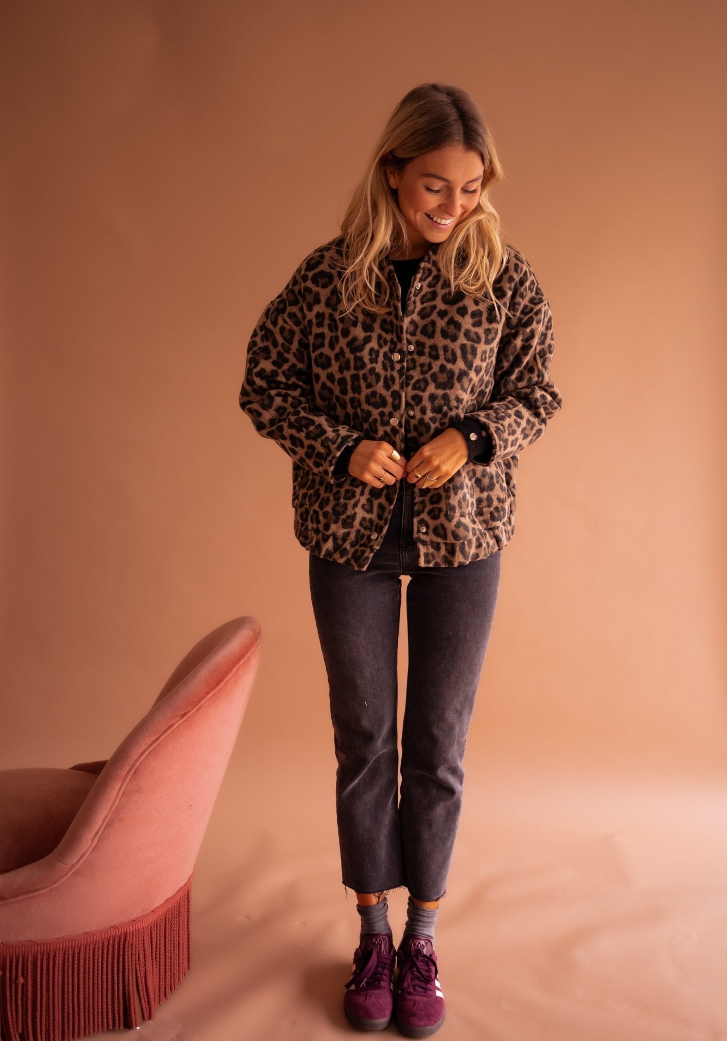 Charlene | Trendy Leopard Jacket