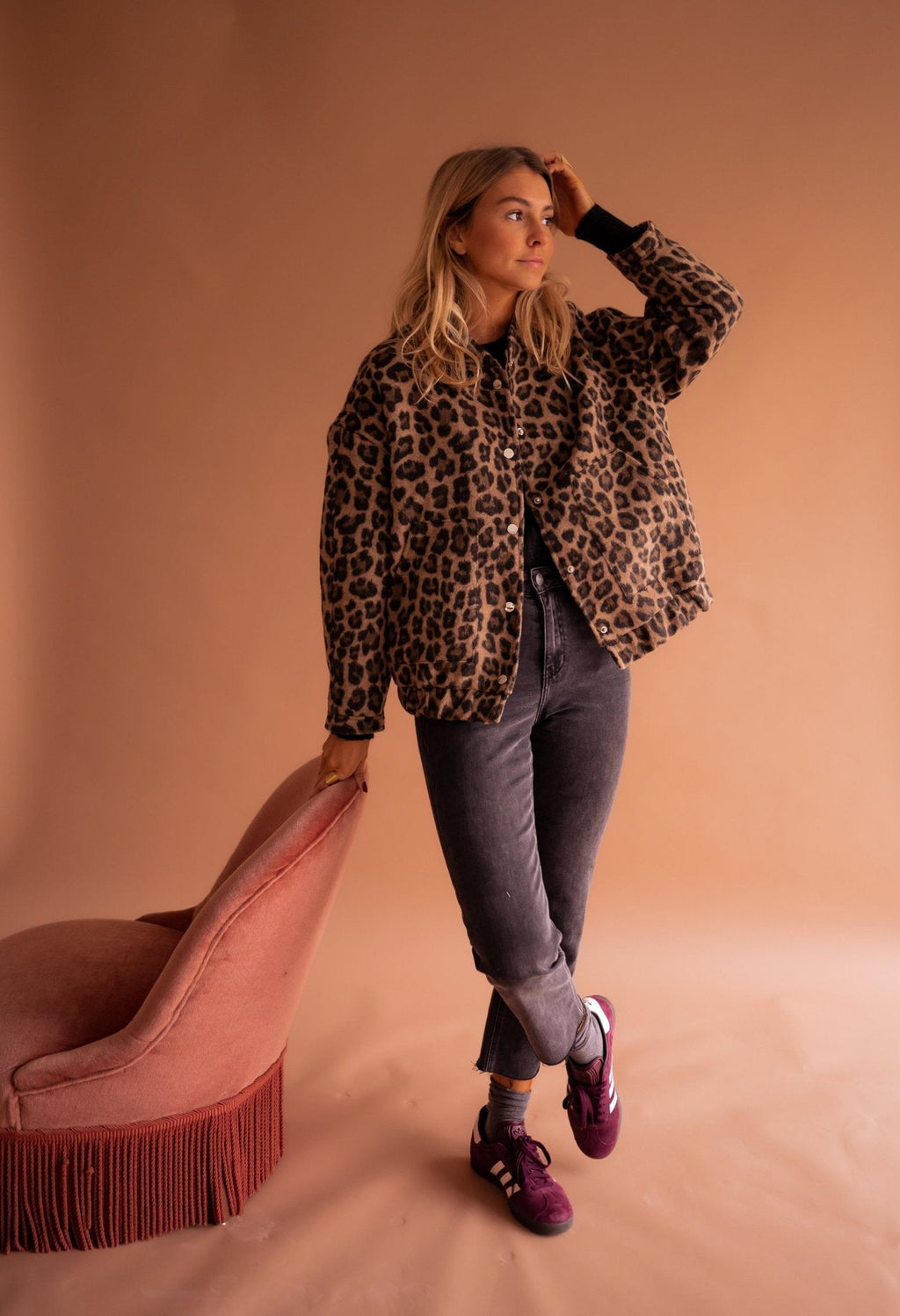 Charlene | Trendy Leopard Jacket