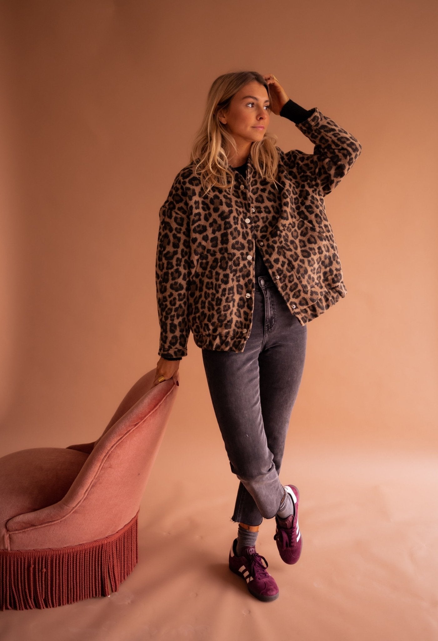 Charlene | Trendy Leopard Jacket