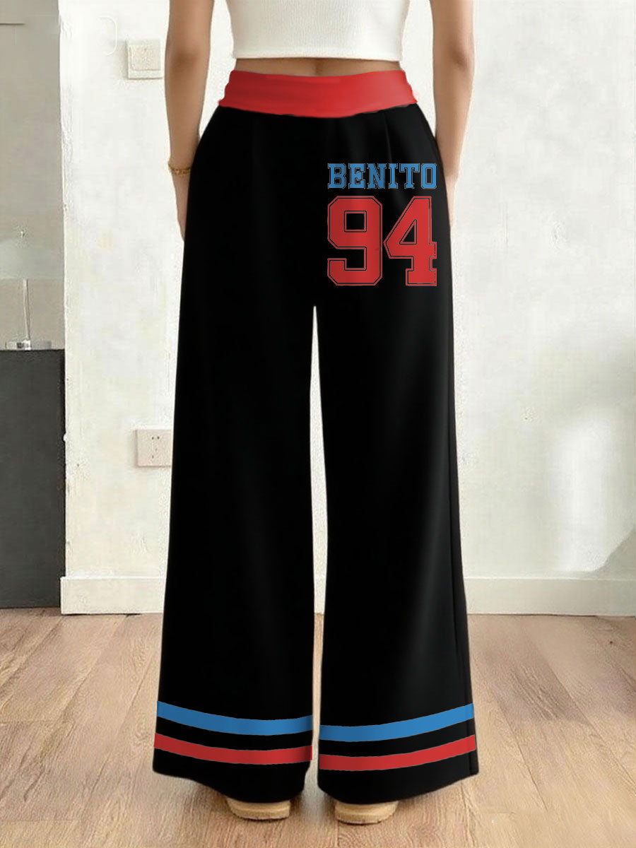 Women's Bunny Football Music Lover Printed Pants